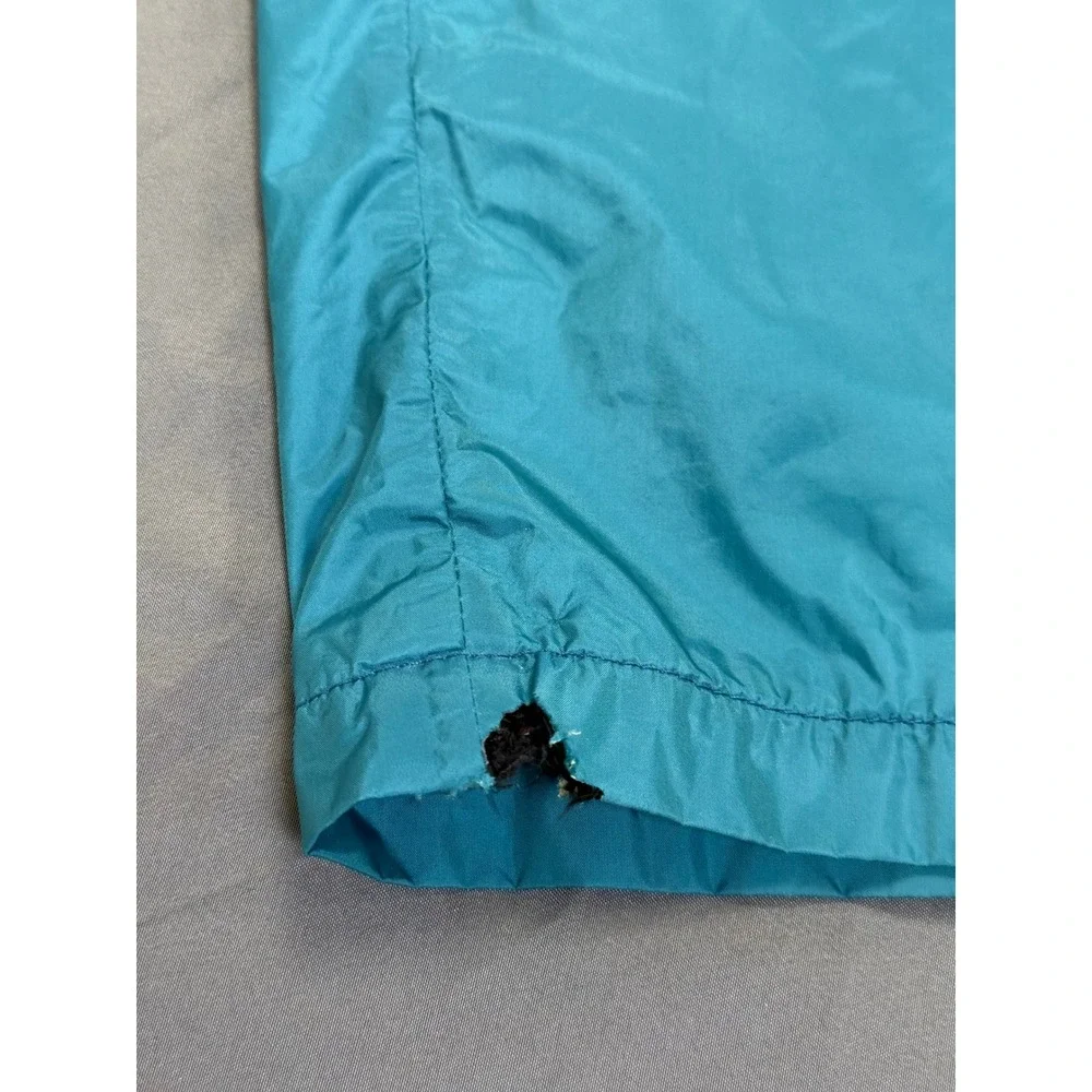 Vintage REI Gore-Tex Rain Pants Teal Blue Made in USA Small Side Zip Hiking